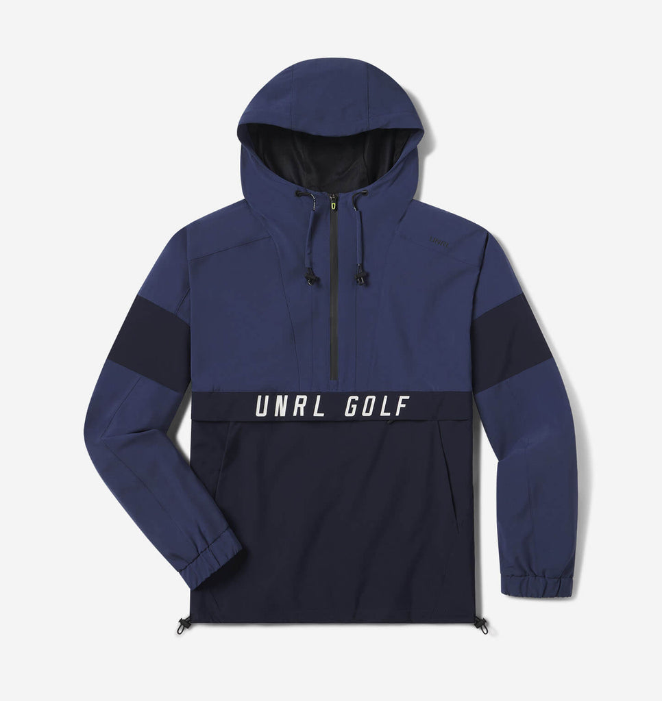 UNRL Golf DWR Track Jacket - Harbor Navy - UNRL