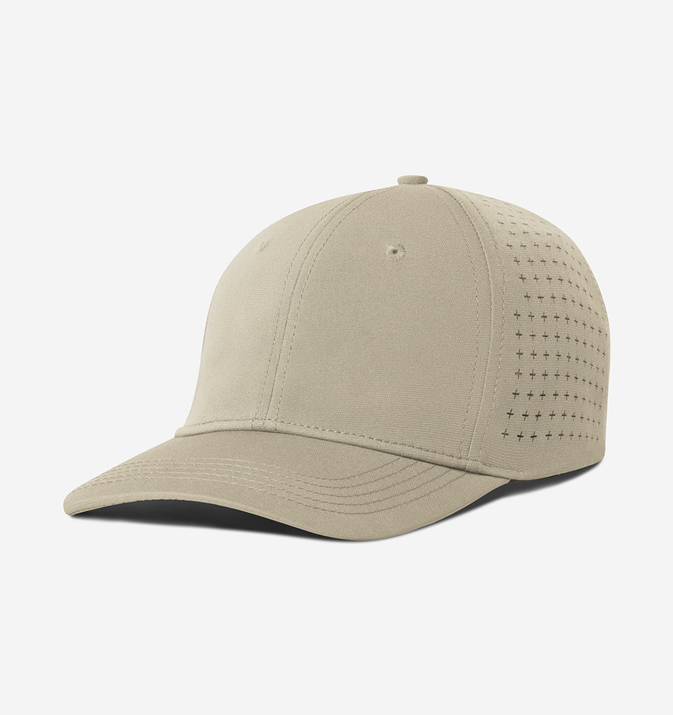 Vented Mid-Pro Snapback - Tan