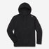 Crossover Half-Zip Hoodie - Black