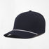 Vented Mid-Pro Rope Snapback - Navy-White