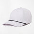 Vented Mid-Pro Rope Snapback - White-Black